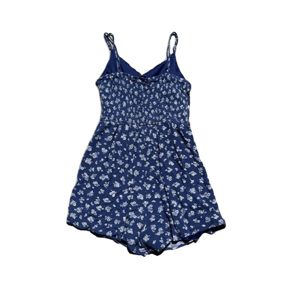 Blue Floral Romper - Picture 2 of 4